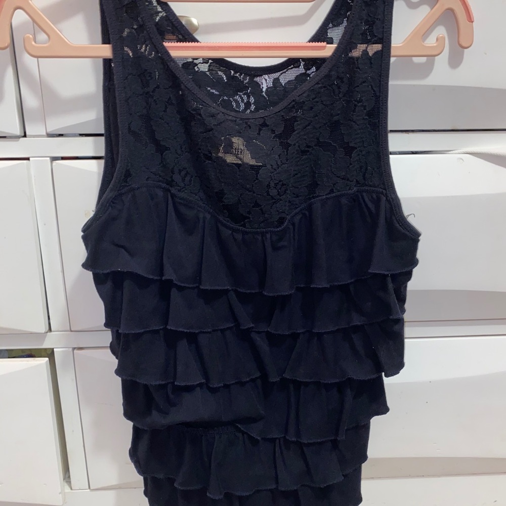 Frilly tank top